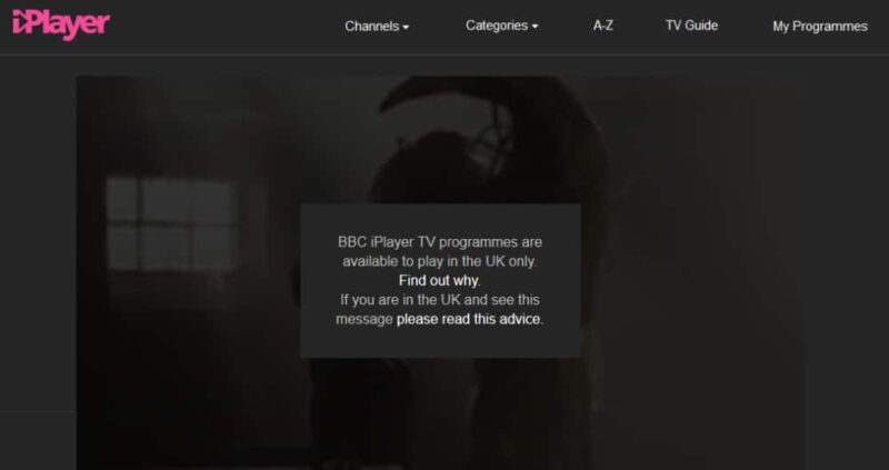 BBC iPlayer Is Not Available Outside UK