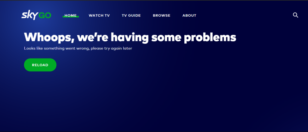 Sky Go Is Not Available In Your Region