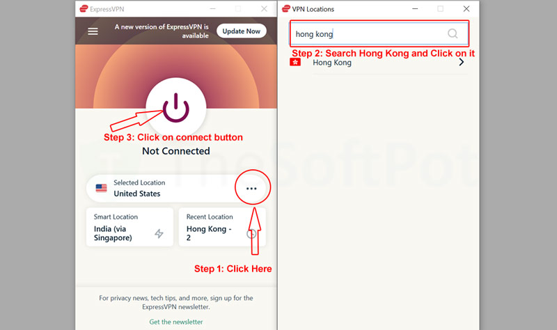 Connect ExpressVPN Hong Kong