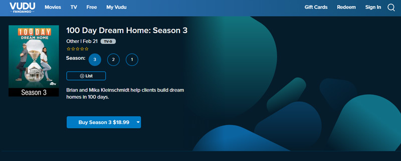 Watch 100 Day Dream Home: Season 3