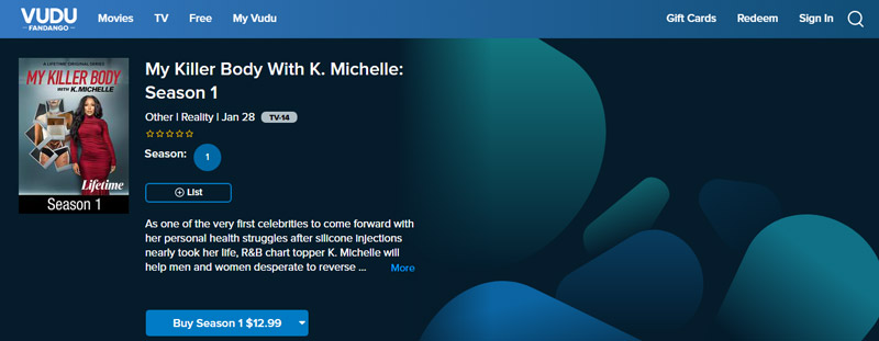 Watch My Killer Body With K. Michelle: Season 1